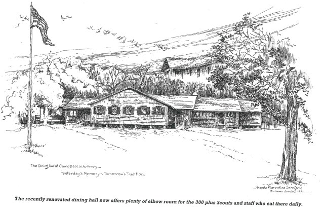 11 The Dinning Hall at Camp Babcock-Hovey, yesterday’s Memory-Tomorrow’s tradition - 1999